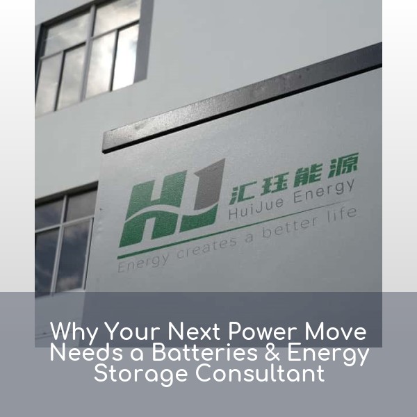 Why Your Next Power Move Needs a Batteries & Energy Storage Consultant